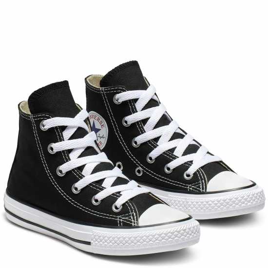 Converse Платнени Обувки Chuck High Cut Canvas Shoes Черно 001 Детски платненки и гуменки
