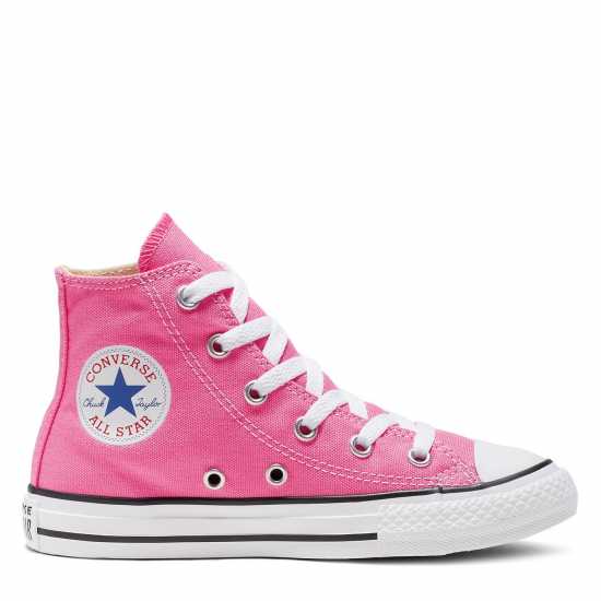 Converse Платнени Обувки Chuck High Cut Canvas Shoes Розово 650 Детски платненки и гуменки