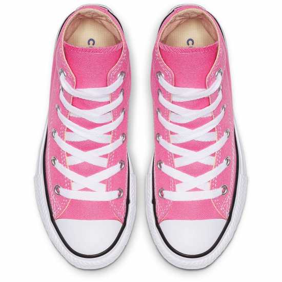 Converse Платнени Обувки Chuck High Cut Canvas Shoes Розово 650 Детски платненки и гуменки