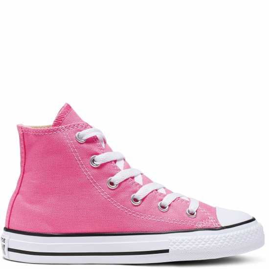 Converse Платнени Обувки Chuck High Cut Canvas Shoes Розово 650 Детски платненки и гуменки