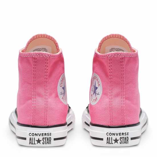 Converse Платнени Обувки Chuck High Cut Canvas Shoes Розово 650 Детски платненки и гуменки