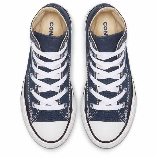 Converse Платнени Обувки Chuck High Cut Canvas Shoes Нави 410 Детски платненки и гуменки