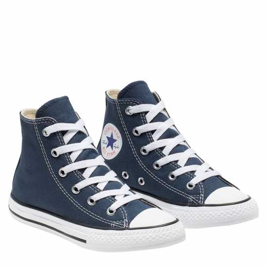 Converse Платнени Обувки Chuck High Cut Canvas Shoes Нави 410 Детски платненки и гуменки