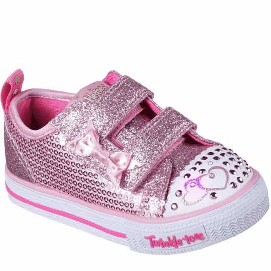 Skechers Twinkle Toes Itsy Bitsy Shoes Infant Girls Pink Детски маратонки