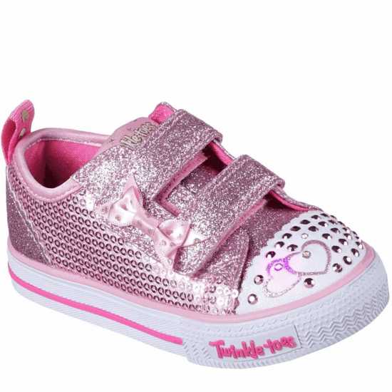 Детски платненки и гуменки Skechers Twinkle Toes Itsy Bitsy Shoes Infant Girls Розово Skechers Twinkle Toes Itsy Bitsy Shoes Infant Girls Розово Детски платненки и гуменки