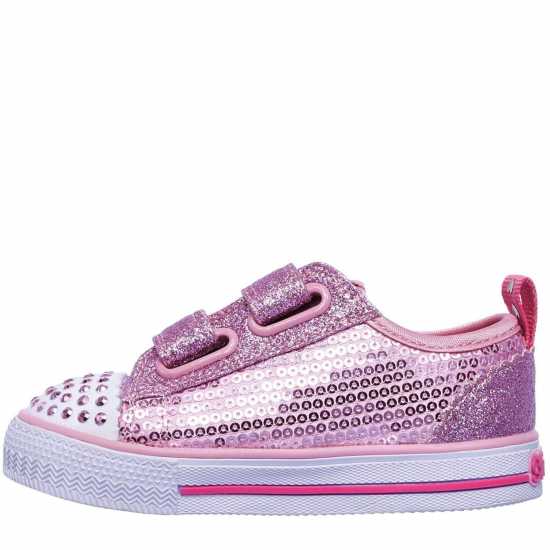 Детски платненки и гуменки Skechers Twinkle Toes Itsy Bitsy Shoes Infant Girls Розово Skechers Twinkle Toes Itsy Bitsy Shoes Infant Girls Розово Детски платненки и гуменки