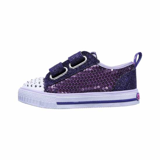 Детски платненки и гуменки Skechers Twinkle Toes Itsy Bitsy Shoes Infant Girls Лилаво Skechers Twinkle Toes Itsy Bitsy Shoes Infant Girls Лилаво Детски платненки и гуменки