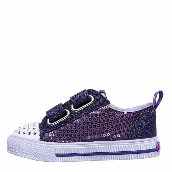 Детски платненки и гуменки Skechers Twinkle Toes Itsy Bitsy Shoes Infant Girls Лилаво Skechers Twinkle Toes Itsy Bitsy Shoes Infant Girls Лилаво Детски платненки и гуменки