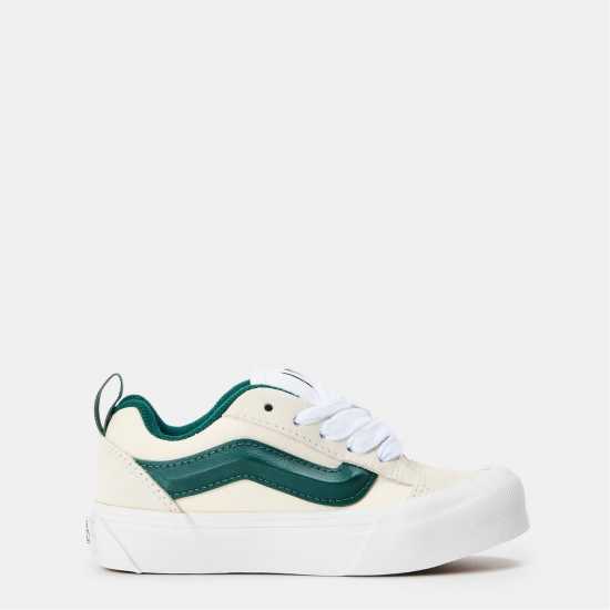 Vans Kids' Knu Skool Retro Sport Green/marshma Canvas Trainers  