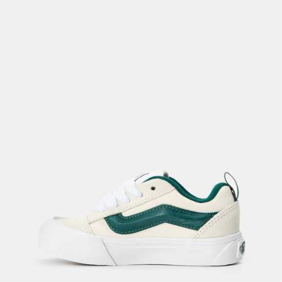Vans Kids' Knu Skool Retro Sport Green/marshma Canvas Trainers  