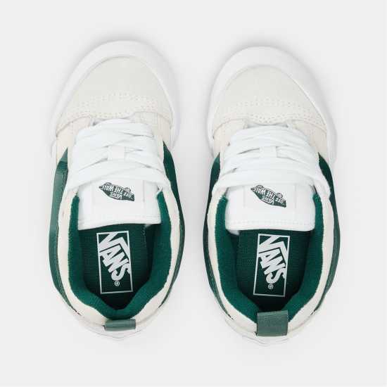 Vans Kids' Knu Skool Retro Sport Green/marshma Canvas Trainers  