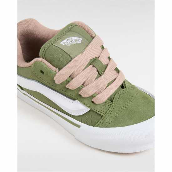 Vans Kids' Knu Skool Retro Sport Green/marshma Canvas Trainers Зелен лоден 