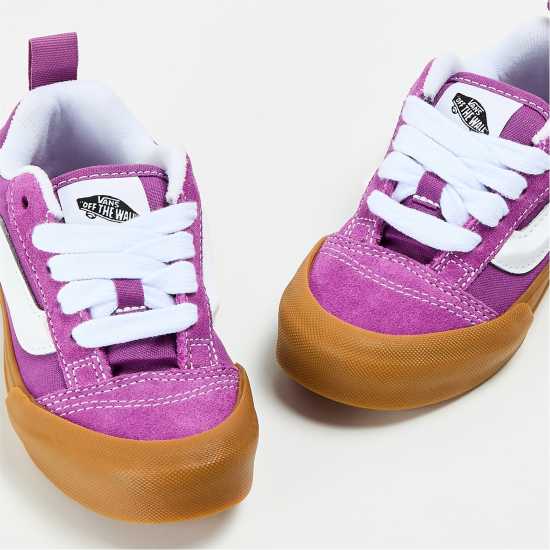 Vans Unisex Kids' Knu Skool Retro Sport Green/Marshma Canvas Trainers Willowherb 