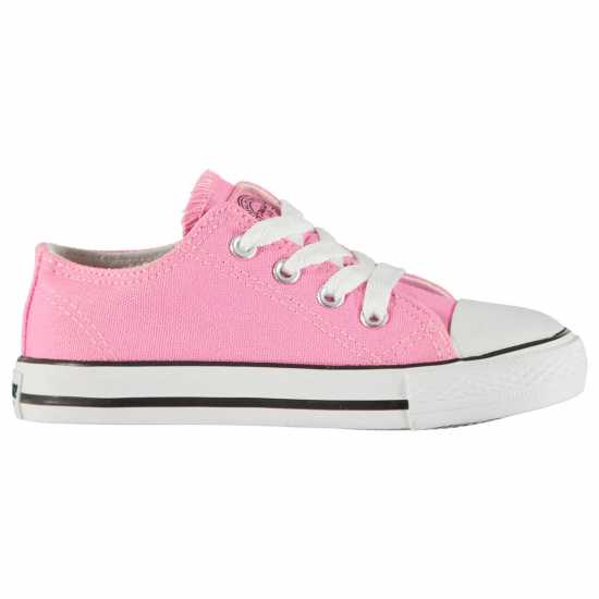 Soulcal Детски Платнени Обувки Low Canvas Shoes Infants Розово Детски платненки и гуменки