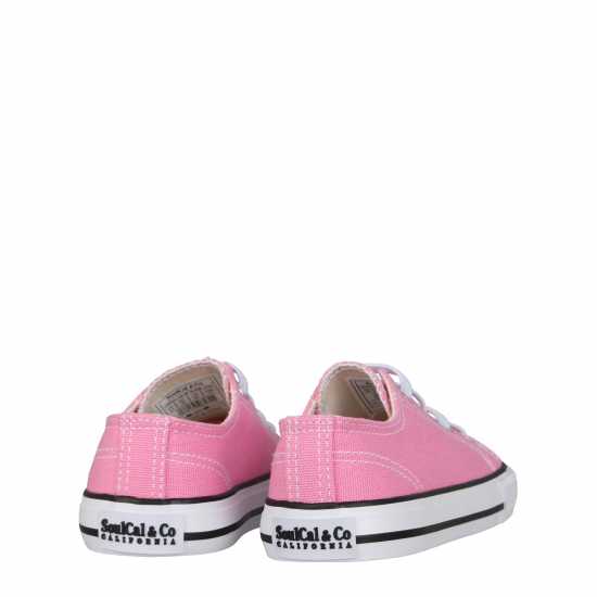 Soulcal Детски Платнени Обувки Low Canvas Shoes Infants Розово Детски платненки и гуменки