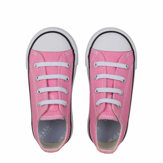 Soulcal Детски Платнени Обувки Low Canvas Shoes Infants Розово Детски платненки и гуменки
