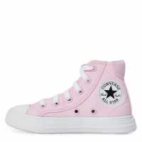 Converse Kids' Canvas High-Top Trainers Bloom/White