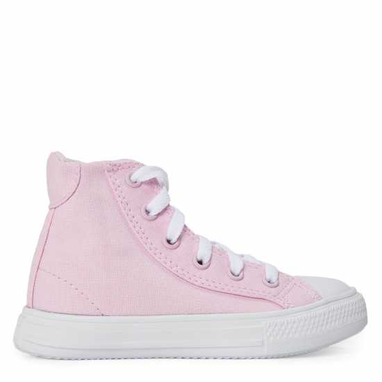 Converse Kids' Canvas High-Top Trainers Bloom/White Converse Kids' Canvas High-Top Trainers Bloom/White