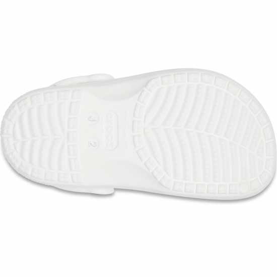 Crocs Kids' Baya Lined Mule Slippers Бял 