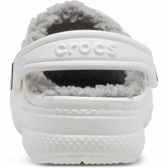 Crocs Kids' Baya Lined Mule Slippers Бял 