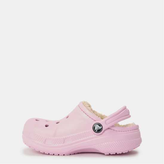 Crocs Kids' Baya Lined Mule Slippers Балерина Розово 