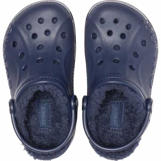 Чехли Crocs Baya Lined Clogs Childrens Морска синьо Crocs Baya Lined Clogs Childrens Морска синьо Чехли