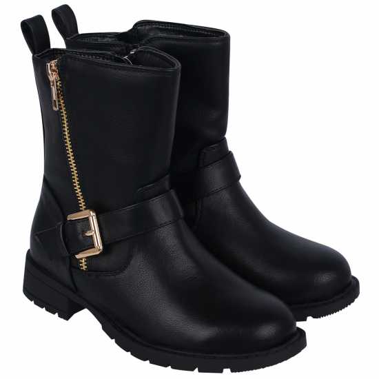 Детски ботуши Miso Мотоциклетни Ботуши Bella Biker Boots Childrens Miso Мотоциклетни Ботуши Bella Biker Boots Childrens Детски ботуши