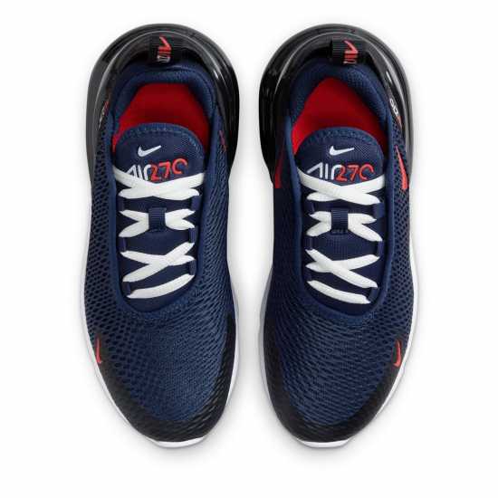 Nike Детски Маратонки Air Max 270 Childrens Trainers Navy/Red Детски маратонки