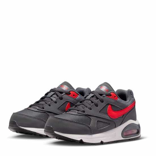 Nike Детски Маратонки Момчета Air Max Ivo Child Boys Trainers Сиво/Черно/Червено 