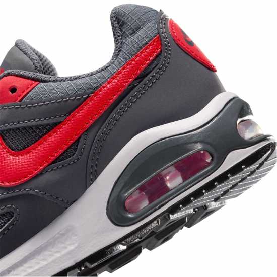 Nike Детски Маратонки Момчета Air Max Ivo Child Boys Trainers Сиво/Черно/Червено 