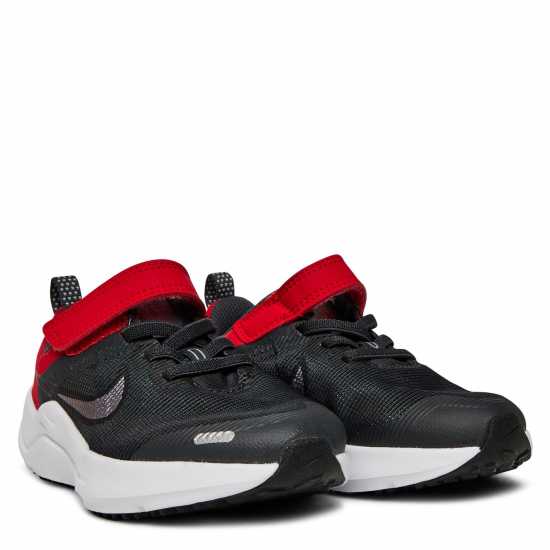 Nike Downshifter 12 Shoes Child Boys Grey/Red Детски маратонки