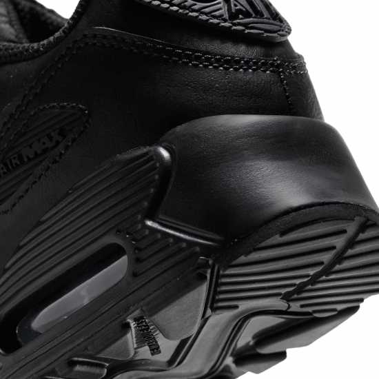 Nike Air Max 90 Little Kids' Shoes Triple Black Детски маратонки