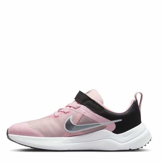 Nike Downshifter 12 Little Kids' Shoes Pink/Grey/Black Детски маратонки
