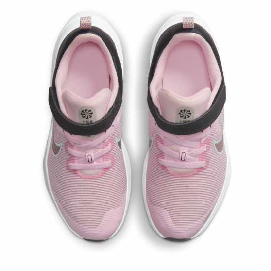 Nike Downshifter 12 Little Kids' Shoes Pink/Grey/Black Детски маратонки