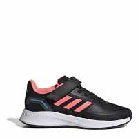 Adidas Runfalcon 2 Running Shoes Child Girls Black/Pink Детски маратонки