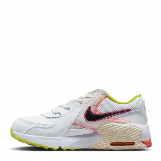 Nike Air Max Excee Trainers Boys White/Cactus Детски маратонки
