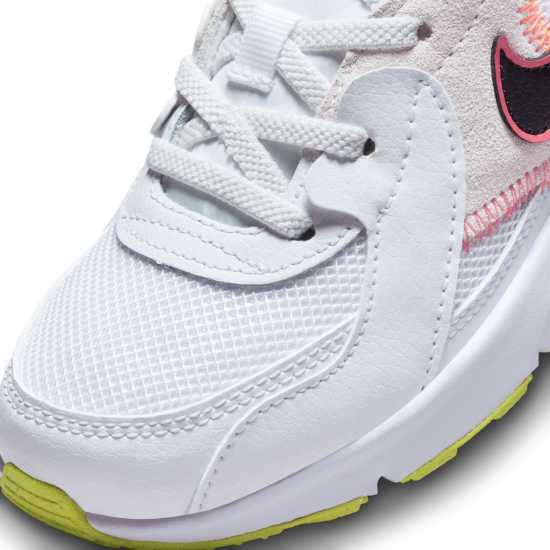 Nike Air Max Excee Trainers Boys White/Cactus Детски маратонки