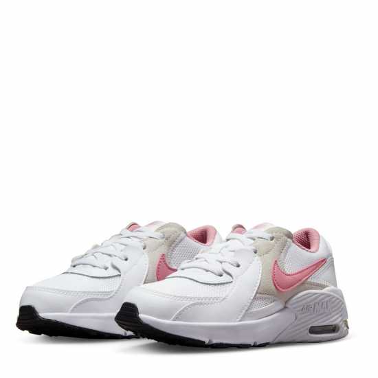 Nike Air Max Excee Trainers Girls White/Pink Детски маратонки