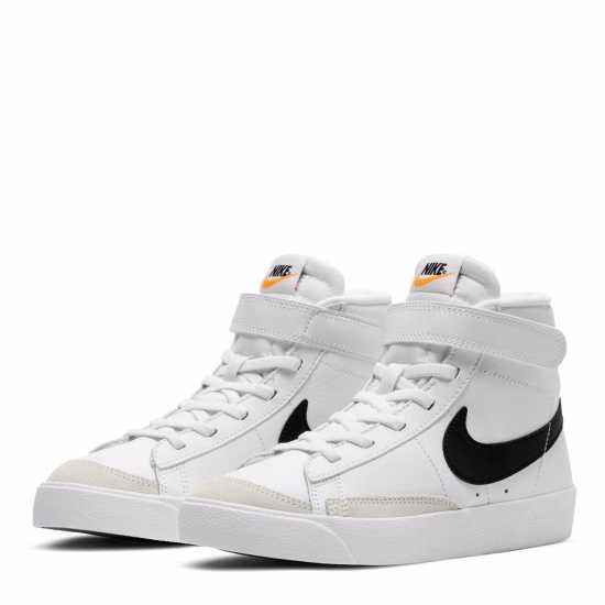 Nike Blazer Mid '77 Little Kids' Shoes White/Black Детски маратонки