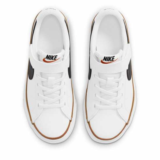 Nike Court Legacy Little Kids' Shoe White/Black - Детски маратонки