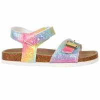 Soulcal Cork Sandals Childrens Rainbow Glitter Детски сандали и джапанки