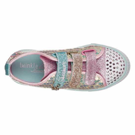 Детски платненки и гуменки Skechers Детски Маратонки Twinkle Toes Mermaid Magic Infants Trainers Злато/Многоцветно Skechers Детски Маратонки Twinkle Toes Mermaid Magic Infants Trainers Злато/Многоцветно Детски платненки и гуменки