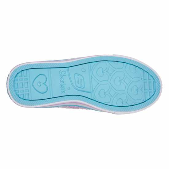 Skechers Детски Маратонки Twinkle Toes Mermaid Magic Infants Trainers Лилаво/Многоцветно Детски платненки и гуменки