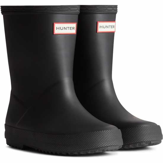 Гумени ботуши Hunter First Wellington Boots Infants Черно BLK Hunter First Wellington Boots Infants Черно BLK Гумени ботуши
