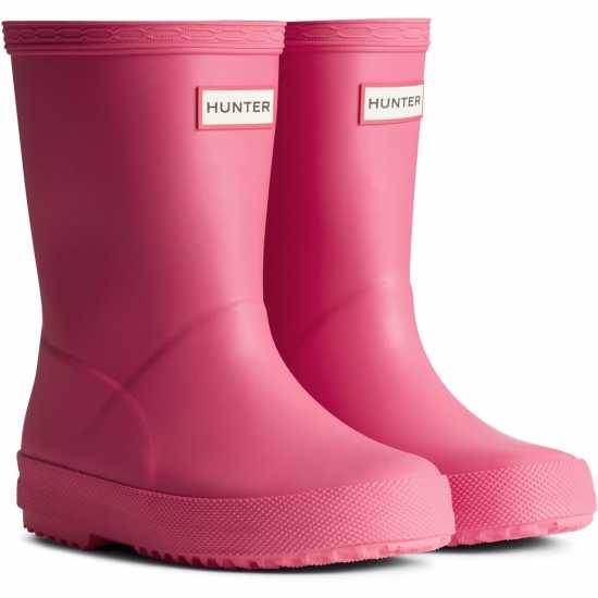 Гумени ботуши Hunter First Wellington Boots Infants Розово RBP Hunter First Wellington Boots Infants Розово RBP Гумени ботуши