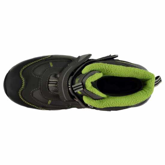Karrimor Детски Туристически Обувки Mount Waterproof Childrens Walking Boots Charcoal/Green Детски апрески