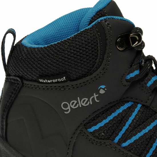 Gelert Детски Туристически Обувки Horizon Waterproof Childrens Walking Boots Charcoal/Blue Детски апрески