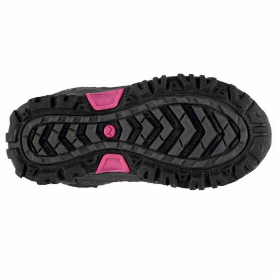 Gelert Детски Туристически Обувки Horizon Waterproof Childrens Walking Boots Charcoal/Pink Детски апрески