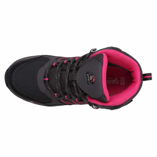 Gelert Детски Туристически Обувки Horizon Waterproof Childrens Walking Boots Charcoal/Pink Детски апрески
