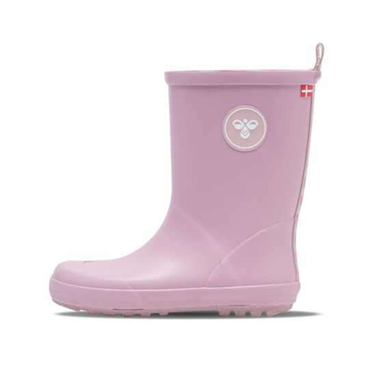 Детски гумени ботуши Hummel Rubber Wellington Boots Childrens Розово Hummel Rubber Wellington Boots Childrens Розово Детски гумени ботуши